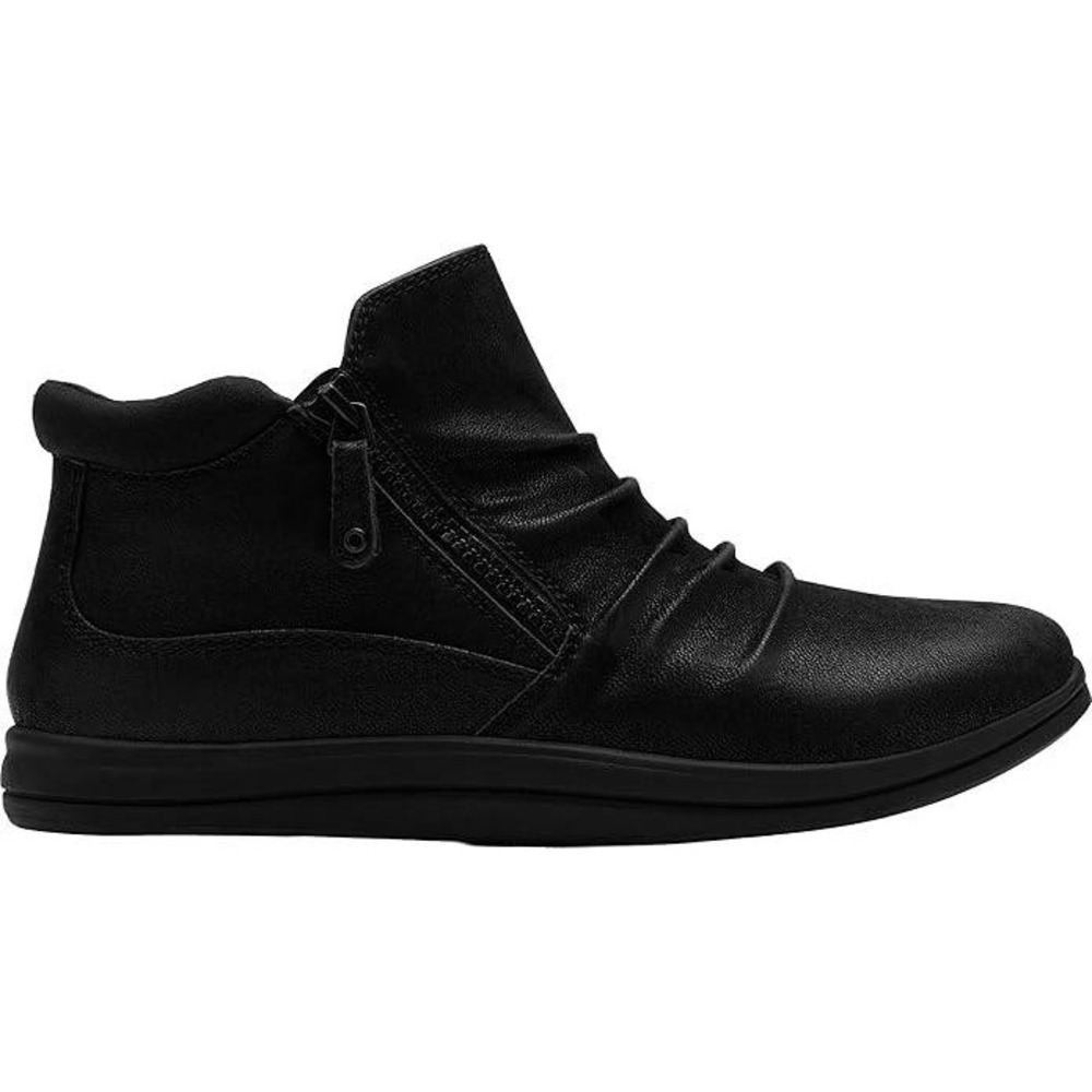 Clarks Cloudsteppers‎ Breeze Path Black Ankle Boots Womens Size 7.5 Zip Booties